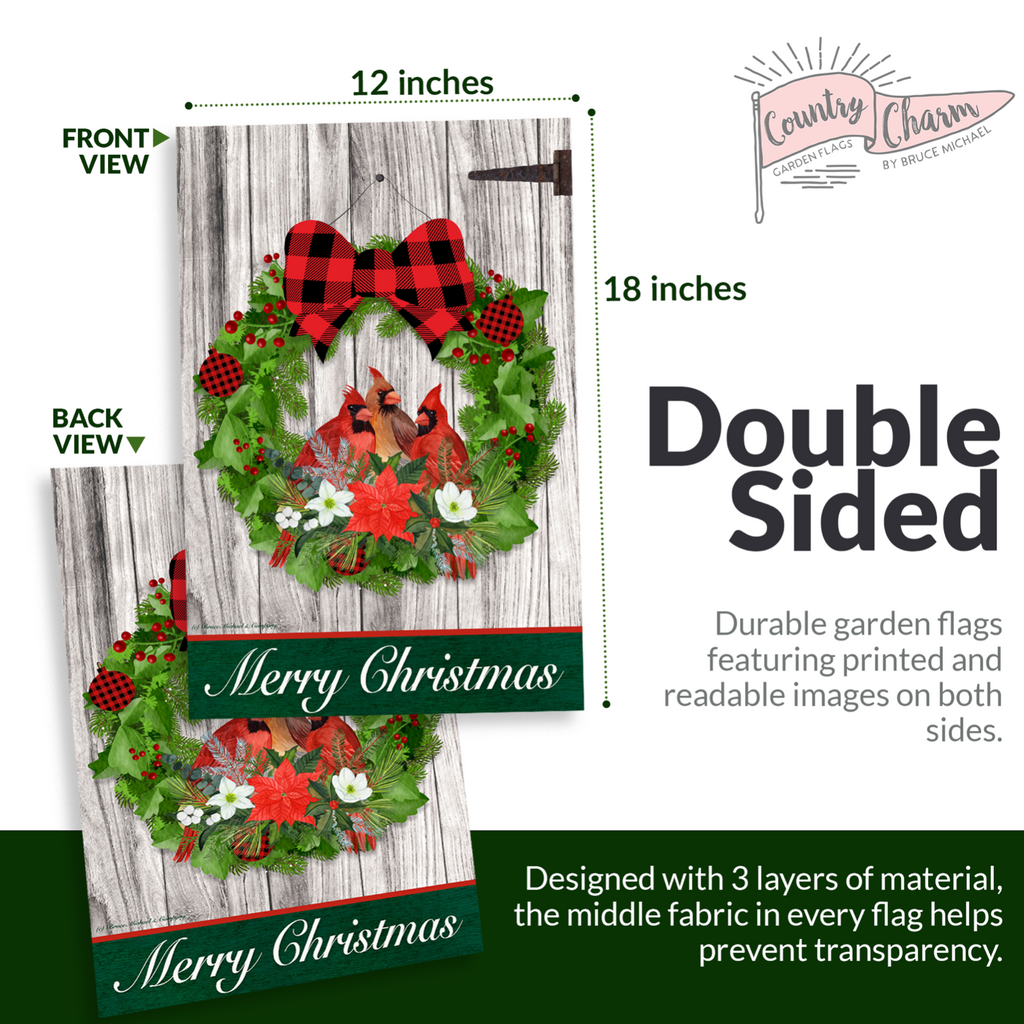 Garden Flags (Set of 10) 12X18 Inch Double Sided Yard Flags Seasons Holidays